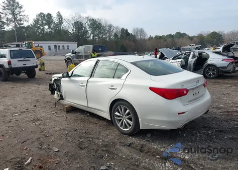 2014 Infiniti Q50 Premium z USA, uszkodzony, nr VIN JN1BV7AP3EM690621